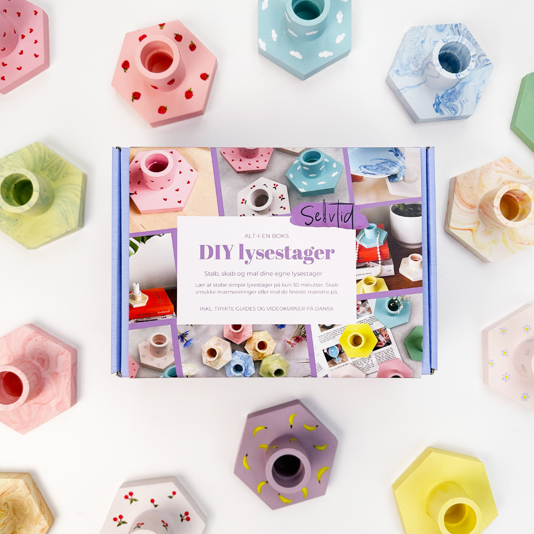 DIY lysestage støbekit